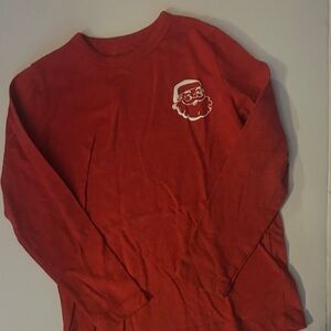 Crewcuts Red Santa Long Sleeve Tee